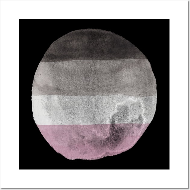 Asexual Pride Flag Wall Art by inSomeBetween